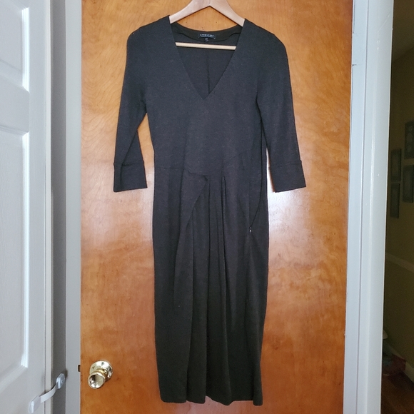 Strenesse Gabriele Strehle Wool Blend Gray Dress 4 - Picture 2 of 9